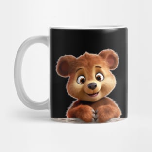 Cute Animal Characters Art 11 -Teddy Bear Joy Mug